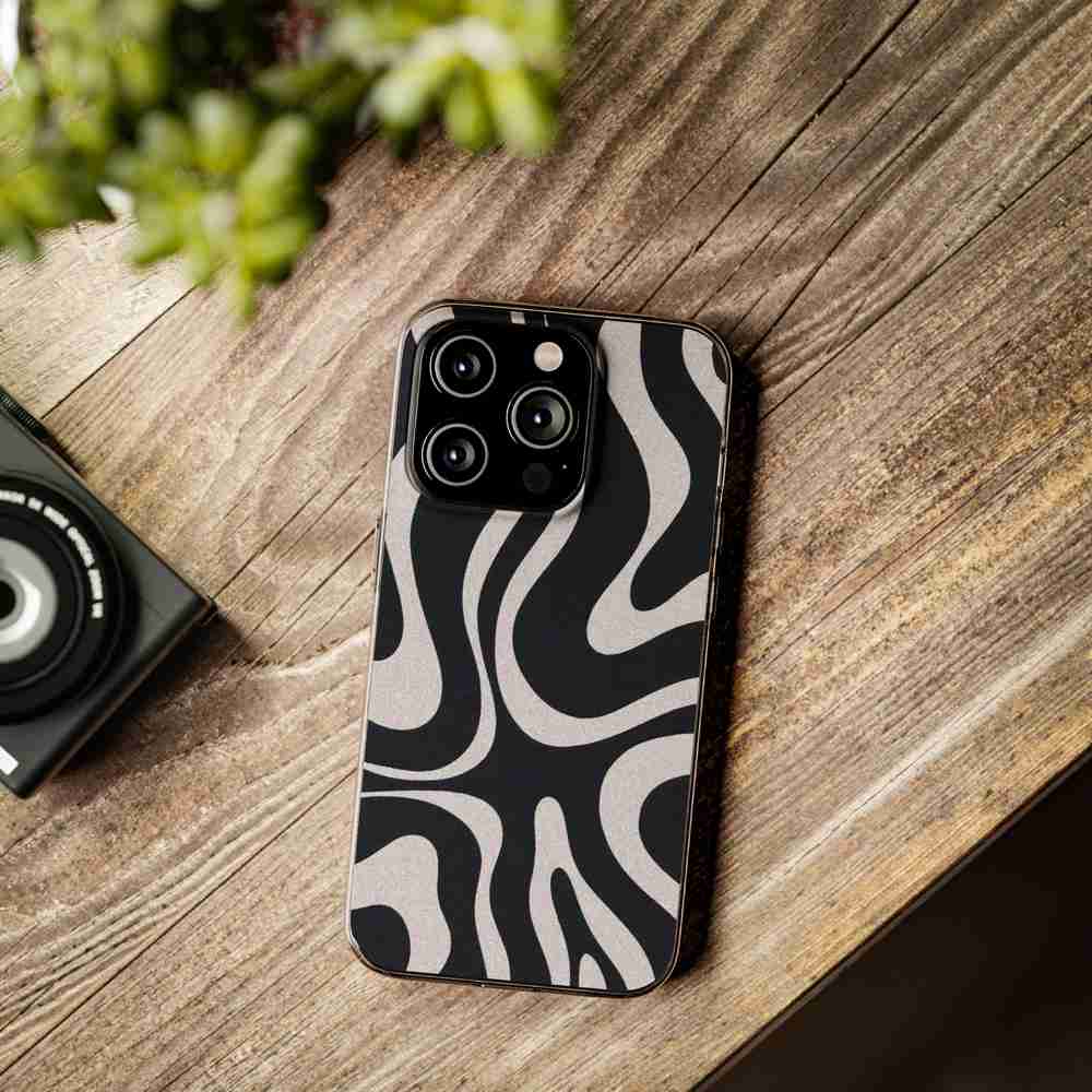 Husa compatibila cu Samsung Galaxy S25 Ultra Silicon Gel Tpu Model Monochrome Hypnotic