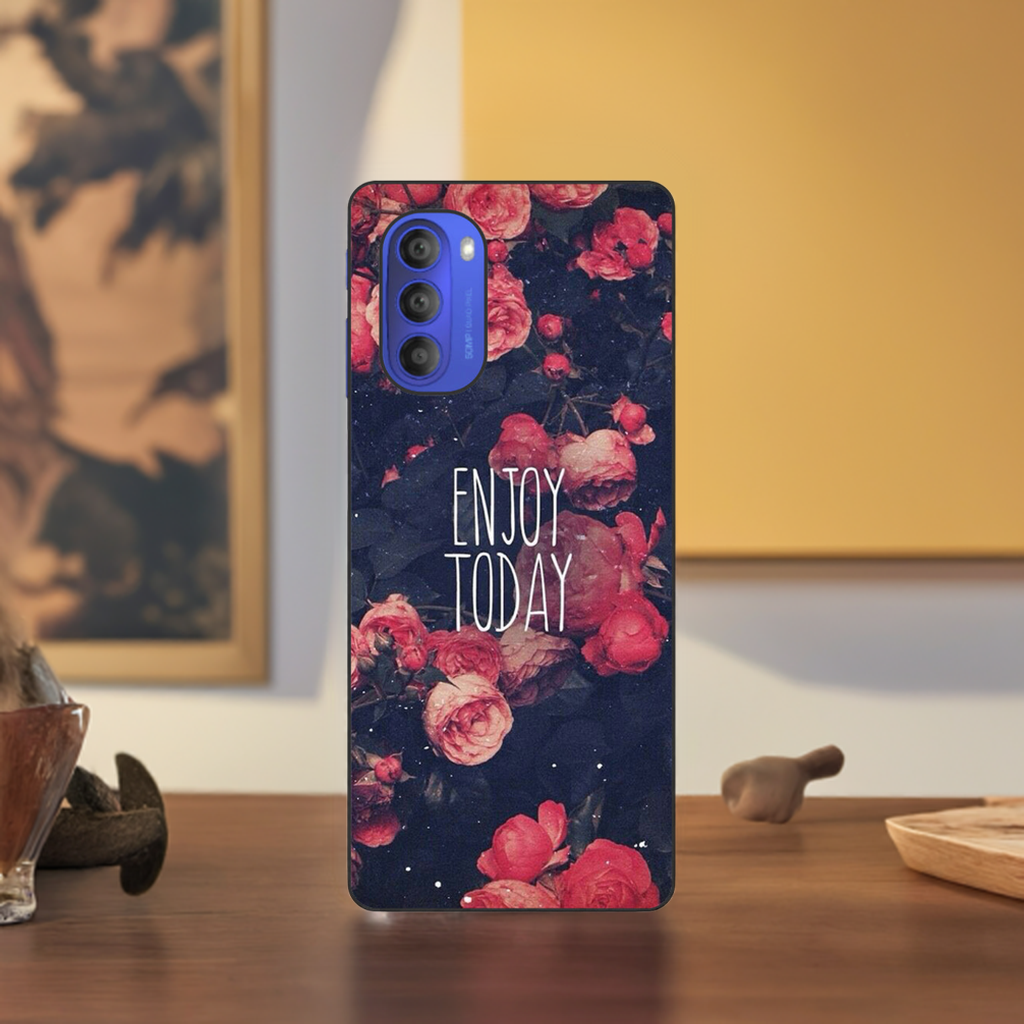 compatibila cu Motorola Moto G51 5G Silicon Gel Tpu Model Enjoy Today