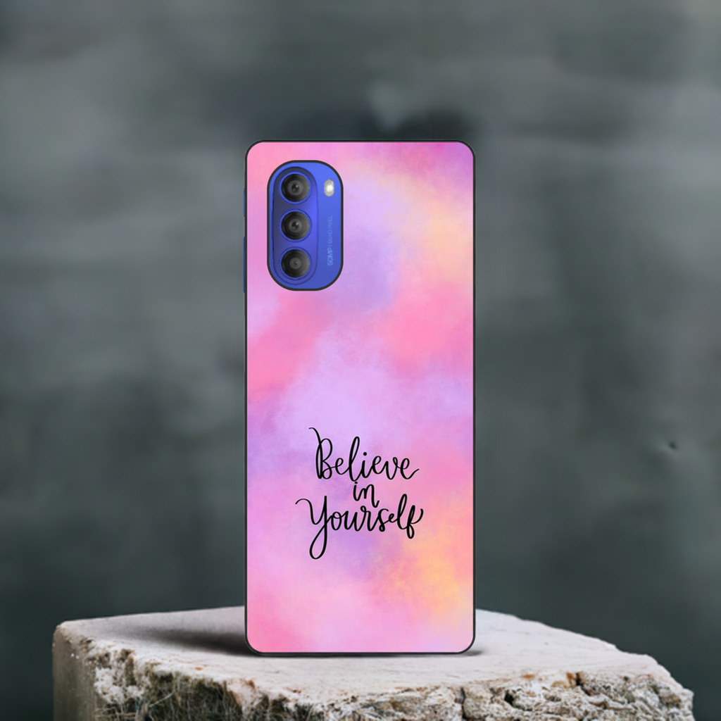 compatibila cu Motorola Moto G51 5G Silicon Gel Tpu Model Belive in Yourself