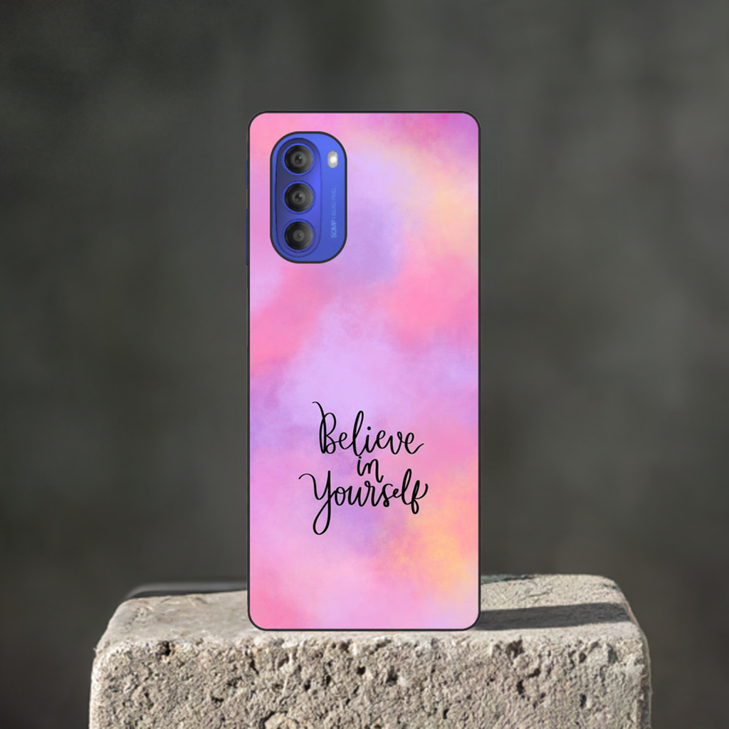 compatibila cu Motorola Moto G51 5G Silicon Gel Tpu Model Belive in Yourself